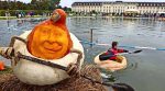 Pumpkins instead of kayaks: a traditional competition was held in Germany